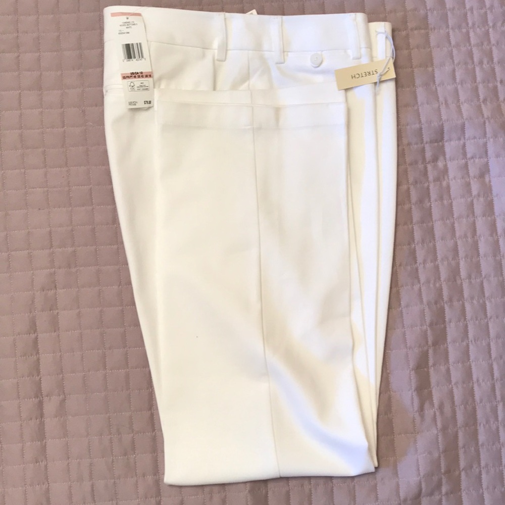 Jones New York White pants high/mid rise